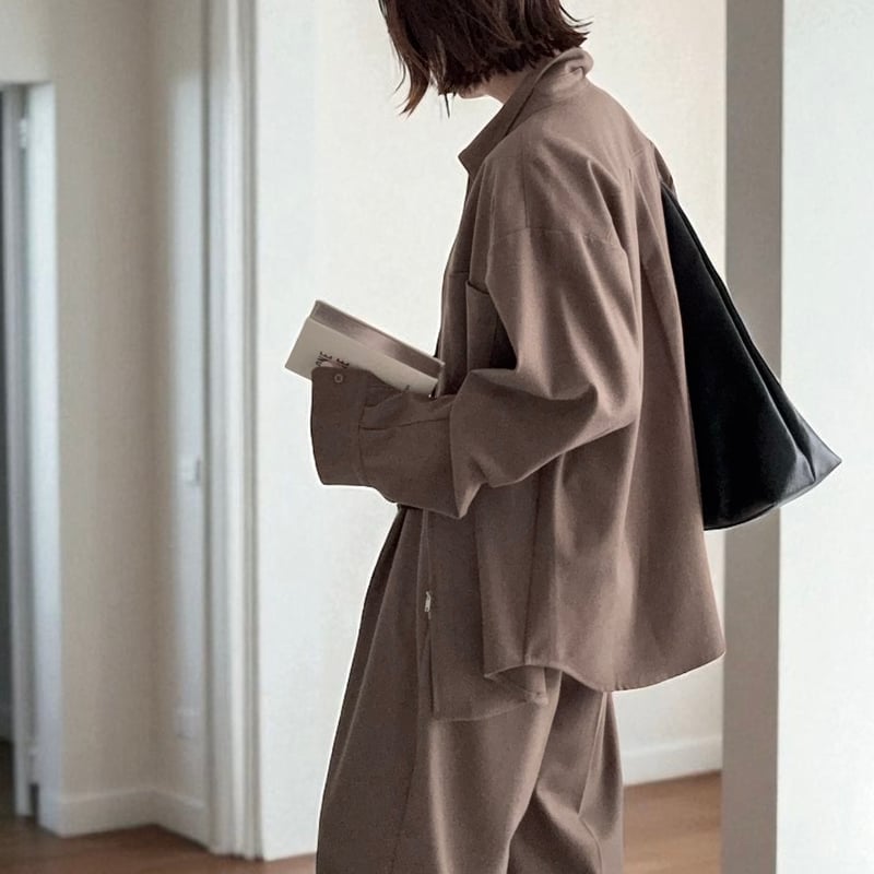 w zip shirt【K2-253150】 | kizuki