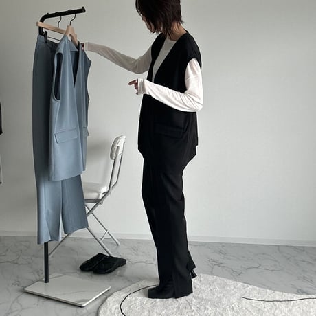 hem slit pants【K1-241110】