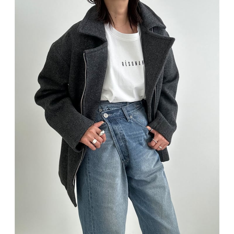 wool middle coat【K2-23426】 | kizuki wool middle coat【K2-23426】 | kizuki