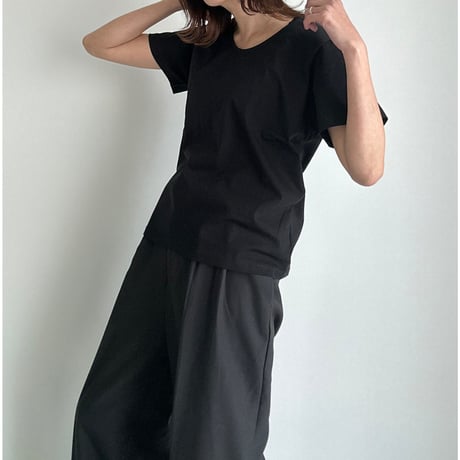 U neck tee【K2-241130】