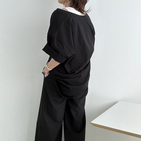 deep collar tee【K2-231120】