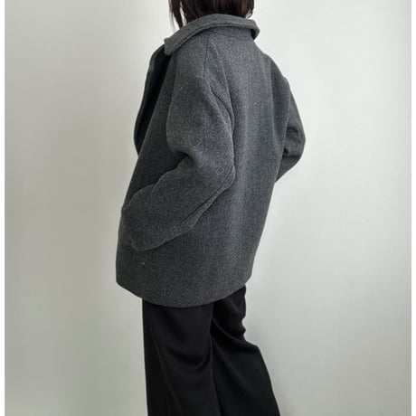 wool middle coat【K2-23426】