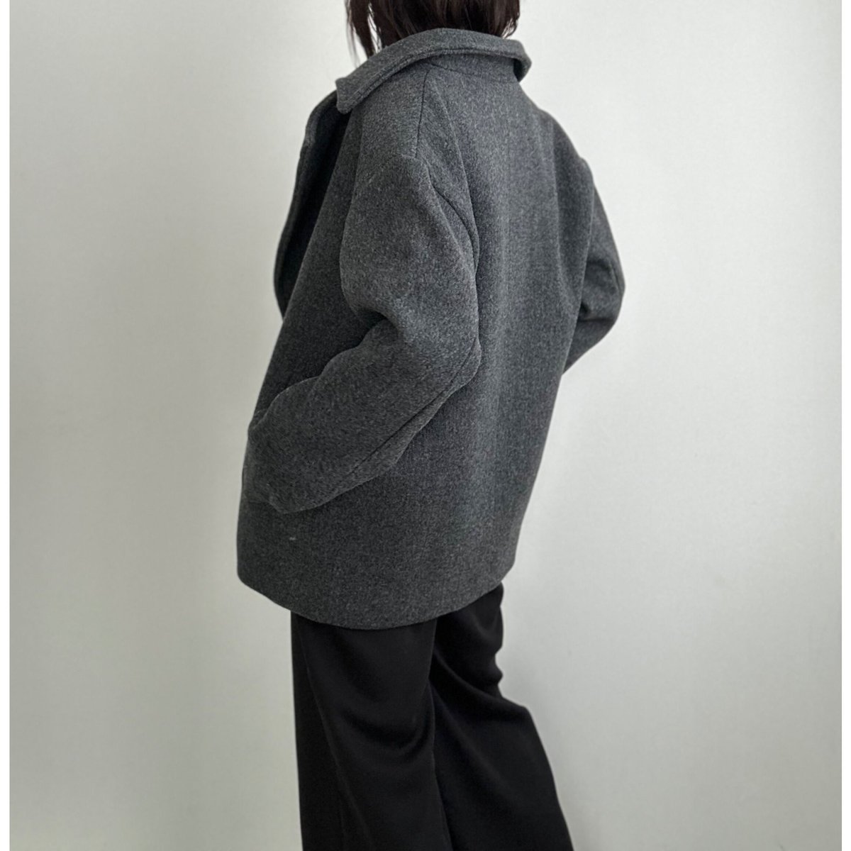 wool middle coat【K2-23426】 | kizuki