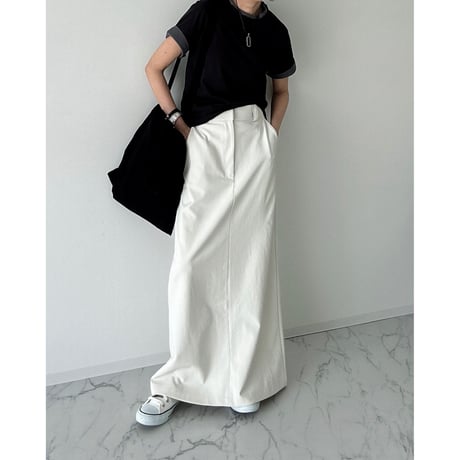layered bicolor tee【K2-251146】
