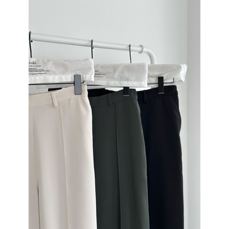 pin tuck drop pants【K1-23439】