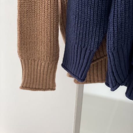 edge curl knit【K1-223113】
