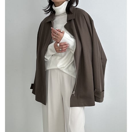 zip blouson【K2-23425】