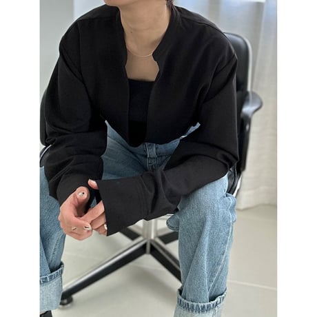 sharp slit blouse【K1-234126】
