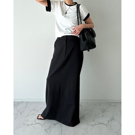 chino long skirt【K2-251314】
