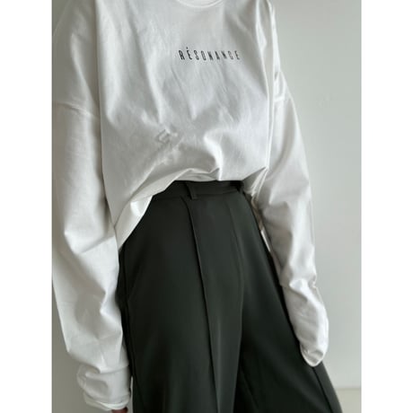 pin tuck drop pants【K1-23439】