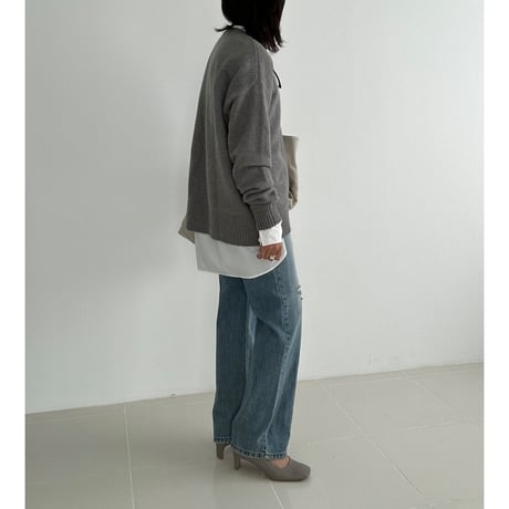texture knit po【K2-233124】