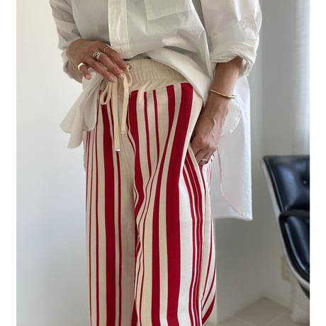 random stripe pants【K2-22233】