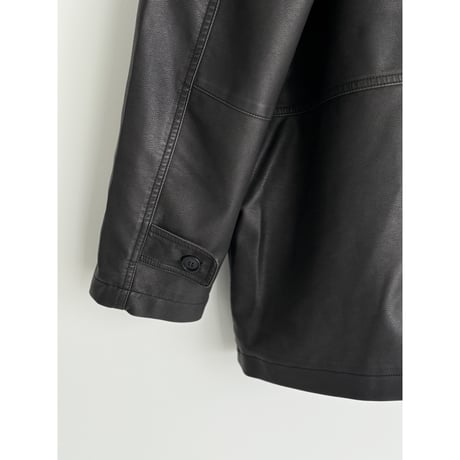 PU leather regular jacket【K2-254212】