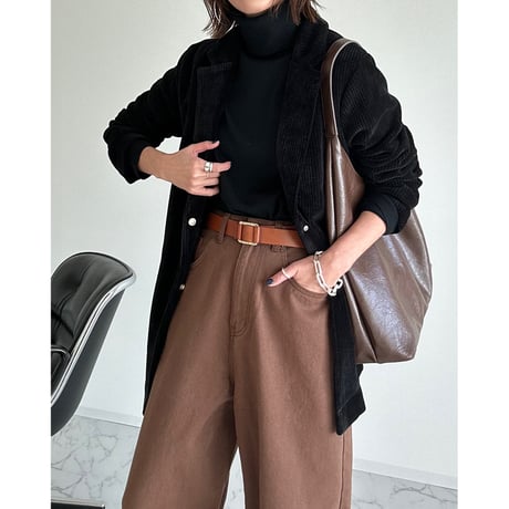 corduroy like jacket【K2-24427】