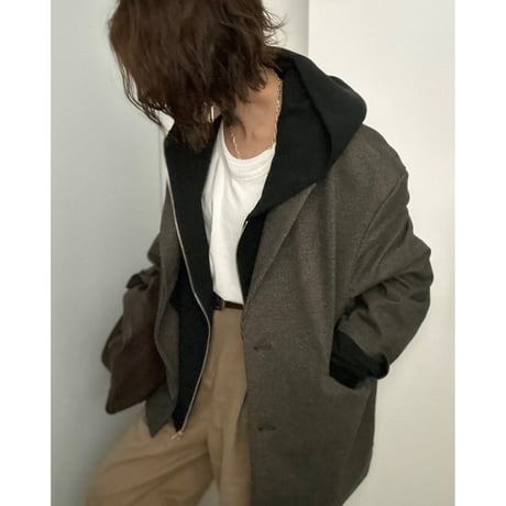 houndstooth jacket【K2-24428】