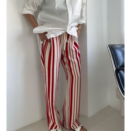 random stripe pants【K2-22233】