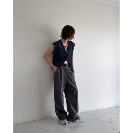 knit vest【K2-253151】