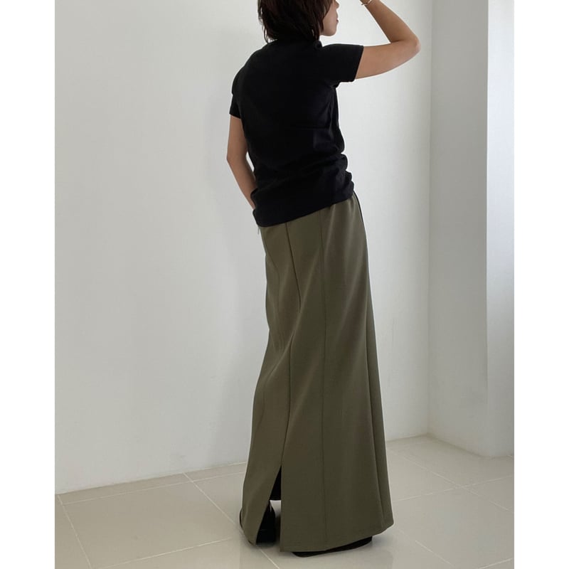 19aw Tricot bonding skirt