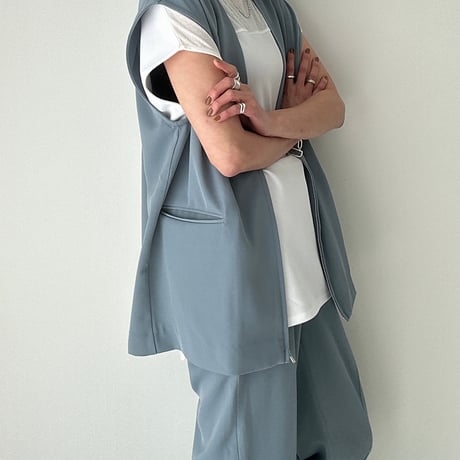 offneck georgette tee【K2-242137】