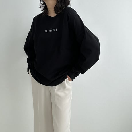″RESONANSE″ long tee【K1-234128】