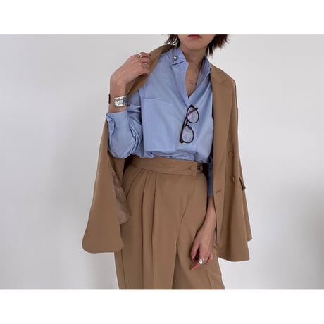mood collar blouse【K2-22114】