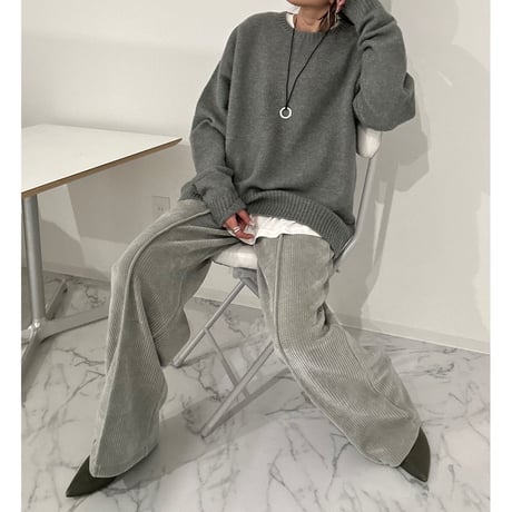 corduroy like pants【K2-23438】