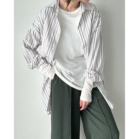 soft touch sheer cutsew【K2-241136】
