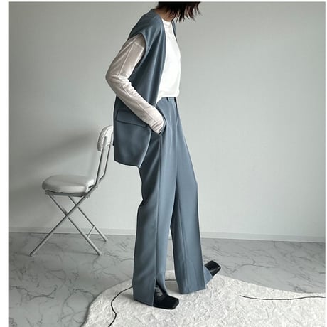 hem slit pants【K1-241110】