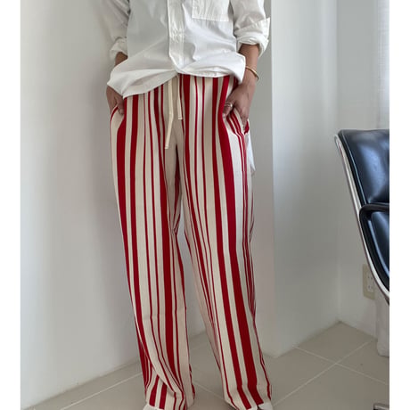 random stripe pants【K2-22233】