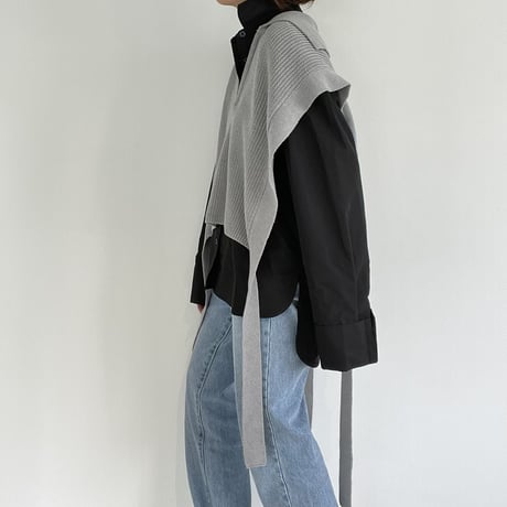 plus one knit vest【K2-223111】