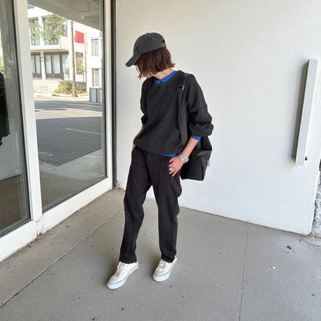 crew neck waffle po【K2-254156】