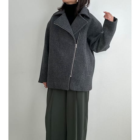 wool middle coat【K2-23426】