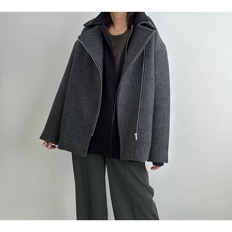 wool middle coat【K2-23426】