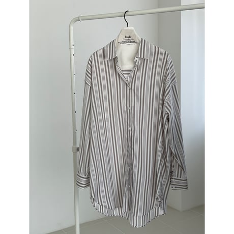 over stripe shirt【K2-231114】
