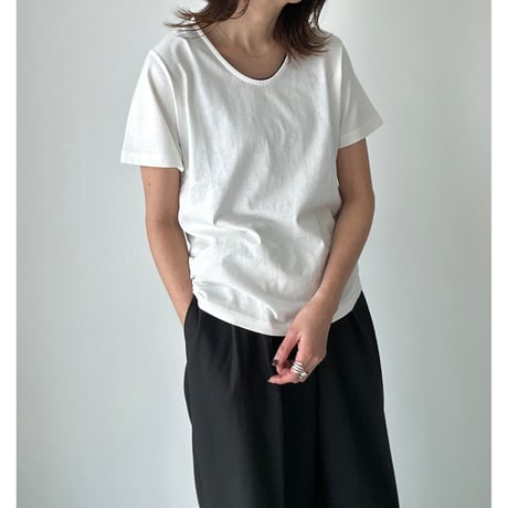 U neck tee【K2-241130】
