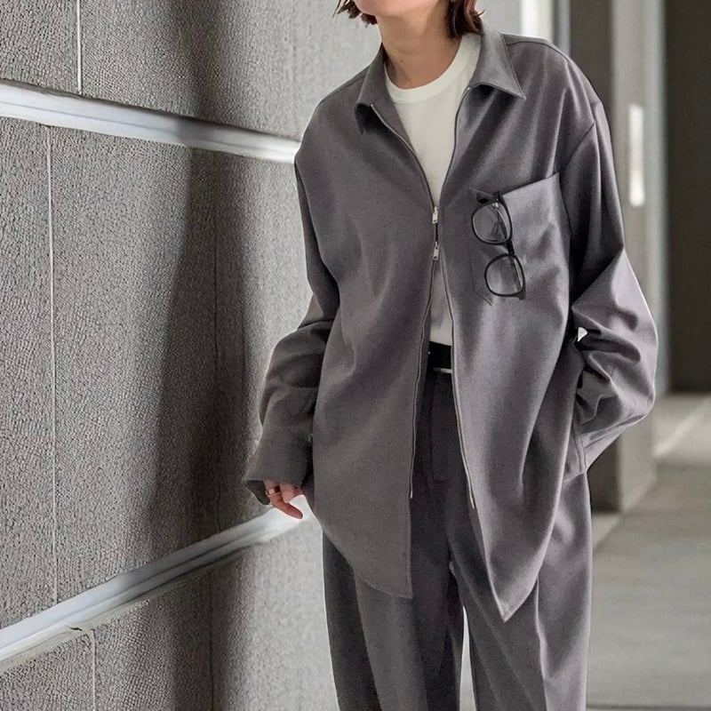 w zip shirt【K2-253150】 | kizuki