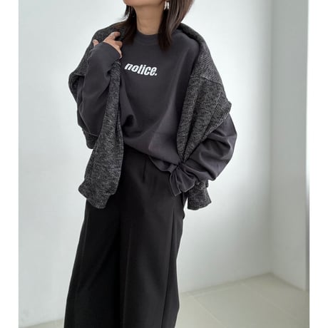 ″notice″ long tee【K2-231121】