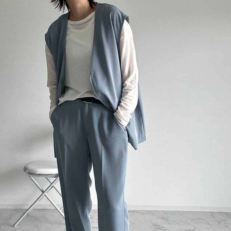 gilet リメイク　ガウン GILET REMAKE JERSEY GOWN ジレ リメイク ジャージ ガウン