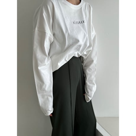 pin tuck drop pants【K1-23439】