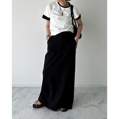 chino long skirt【K2-251314】
