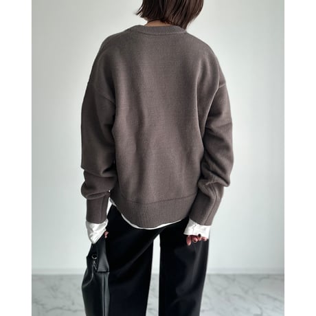 V style knit【K2-244143】