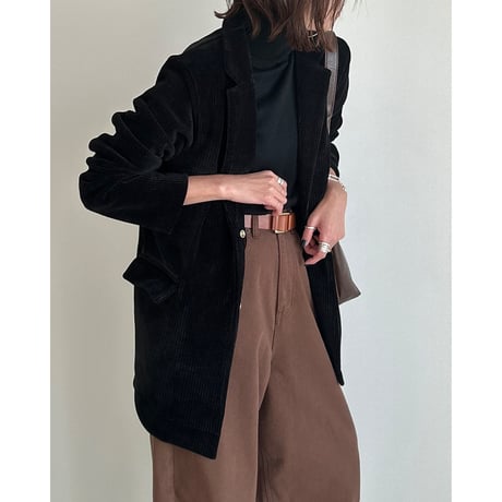 corduroy like jacket【K2-24427】