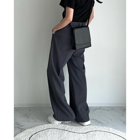 tuck straight slacks【K2-242310】