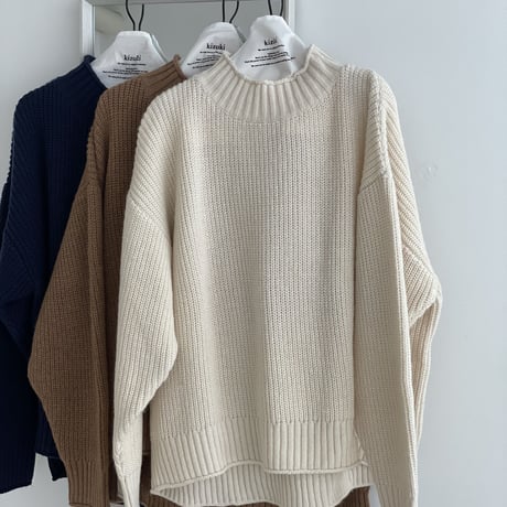 edge curl knit【K1-223113】