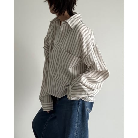 stripe shirt【K2-261163】