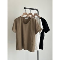 U neck tee【K2-241130】