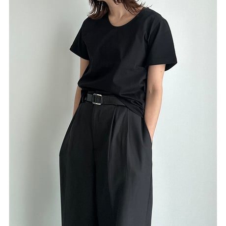 U neck tee【K2-241130】