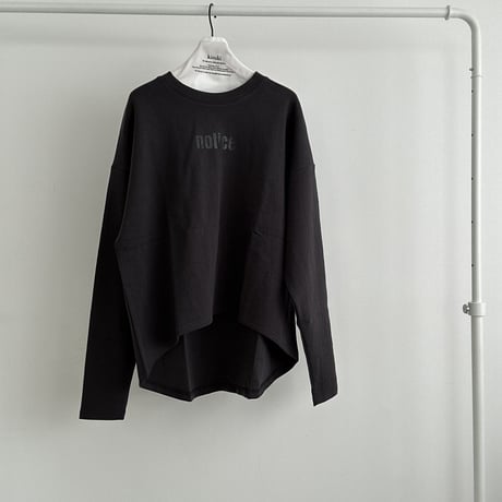 ″notice″ long tee【K2-231121】