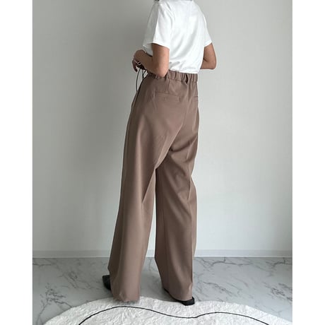 tuck straight slacks【K2-242310】