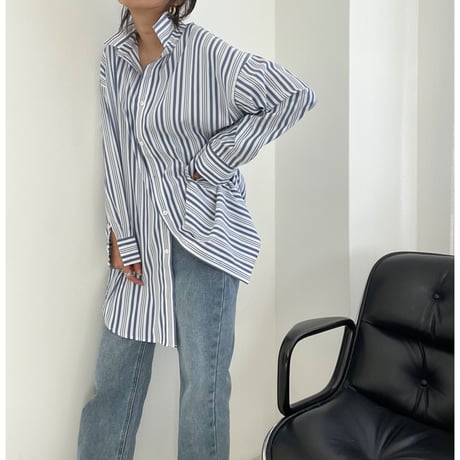 over stripe shirt【K2-231114】